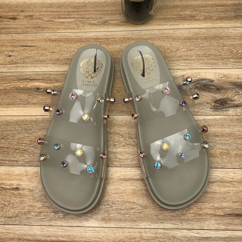 Vince Camuto Partha Platform Slide Sandal sz 6